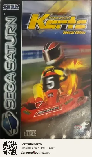 Formula Karts Sega Saturn, PAL box front