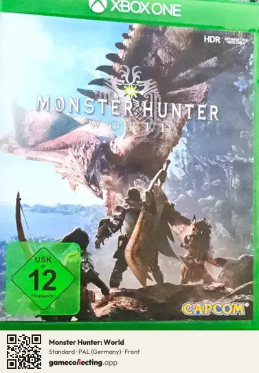 Monster Hunter: World Xbox One, Germany box front