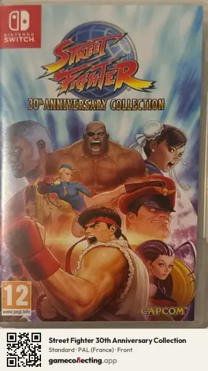 Street Fighter 30th Anniversary Collection Nintendo Switch, France box front