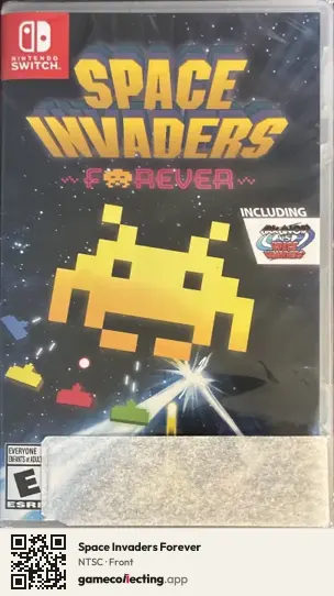 Space Invaders Forever Nintendo Switch, NTSC box front
