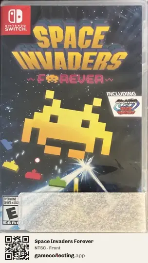 Space Invaders Forever Nintendo Switch, NTSC box front