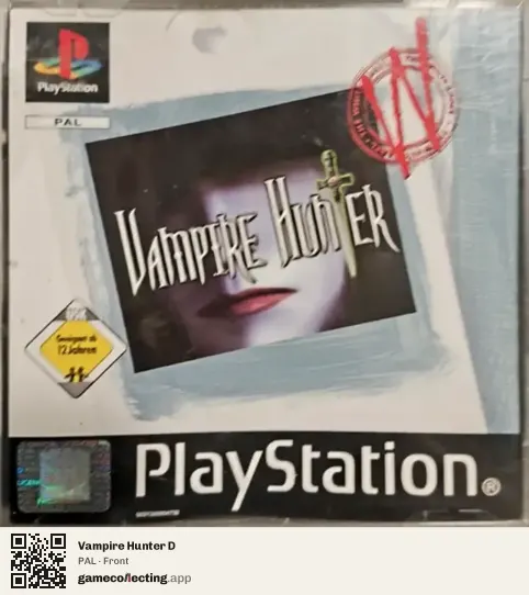 Vampire Hunter D PlayStation, PAL box front