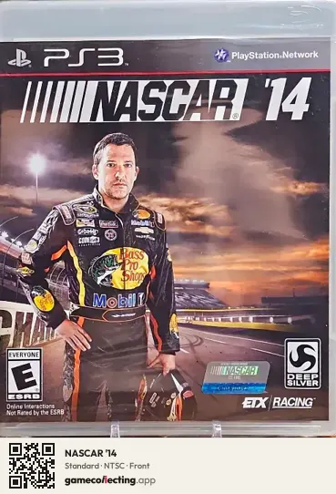 NASCAR '14 PlayStation 3, NTSC box front