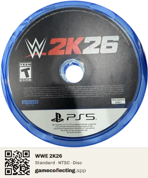WWE 2K26 PlayStation 5, NTSC disc