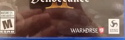 Kingdom Come: Deliverance II, the ESRB box on its front
