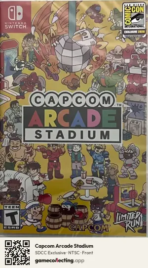 Capcom Arcade Stadium Nintendo Switch, NTSC box front