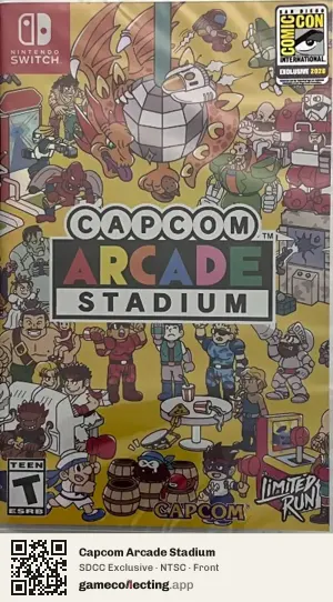 Capcom Arcade Stadium Nintendo Switch, NTSC box front