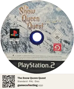 The Snow Queen Quest PlayStation 2, PAL disc