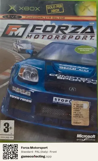 Forza Motorsport Xbox, Italy box front