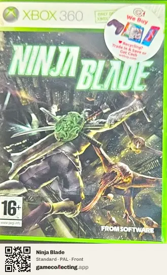 Ninja Blade Xbox 360, PAL box front