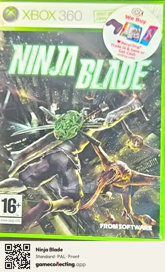 Ninja Blade Xbox 360, PAL box front
