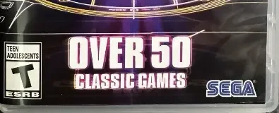 Sega Genesis Classics, the ESRB box on its front