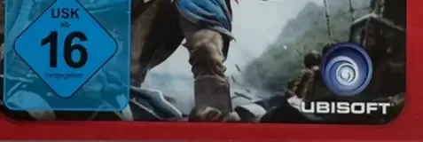 Assassin's Creed IV: Black Flag, the USK square on its front
