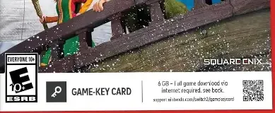Dragon Quest VII Reimagined, the ESRB box on its front