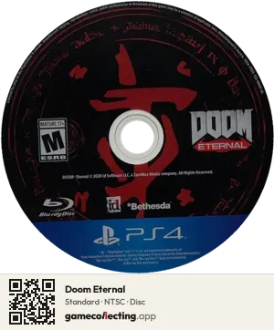 Doom Eternal PlayStation 4, NTSC disc
