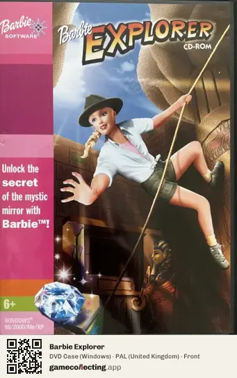 Barbie Explorer Computer, United Kingdom box front