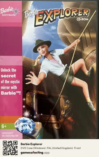 Barbie Explorer Computer, United Kingdom box front