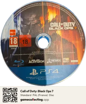 Call of Duty: Black Ops 7 PlayStation 4, PAL disc