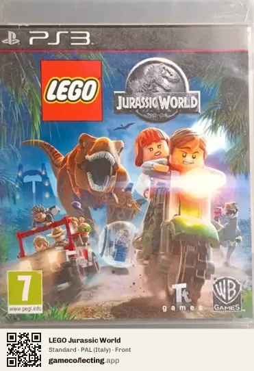 LEGO Jurassic World PlayStation 3, Italy box front