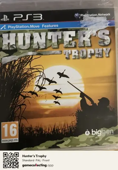 Hunter's Trophy PlayStation 3, PAL box front