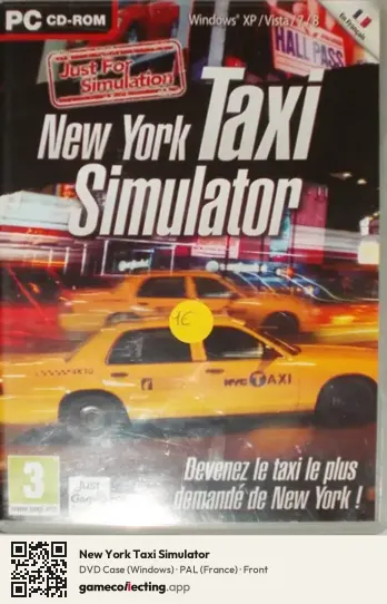 New York Taxi Simulator Computer, France box front