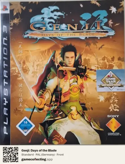 Genji: Days of the Blade PlayStation 3, Germany box front