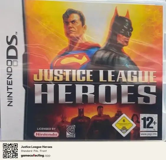 Justice League Heroes Nintendo DS, PAL box front