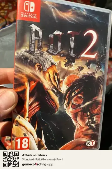 Attack on Titan 2 Nintendo Switch, Germany box front