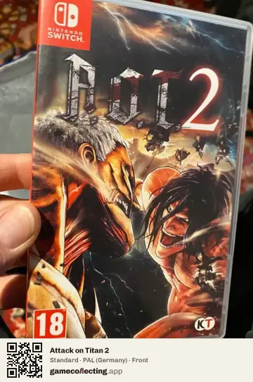 Attack on Titan 2 Nintendo Switch, Germany box front