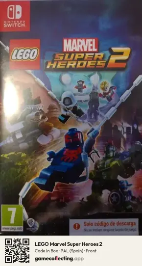 LEGO Marvel Super Heroes 2 Nintendo Switch, Spain box front
