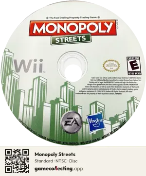 Monopoly Streets Nintendo Wii, NTSC disc