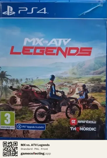 MX vs. ATV Legends PlayStation 4, PAL box front