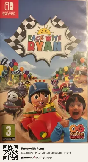 Race with Ryan Nintendo Switch, United Kingdom box front