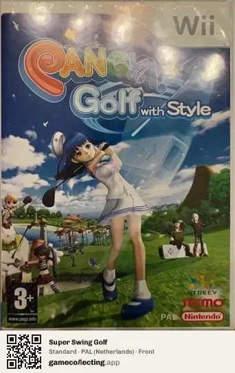 Super Swing Golf Nintendo Wii, Netherlands box front