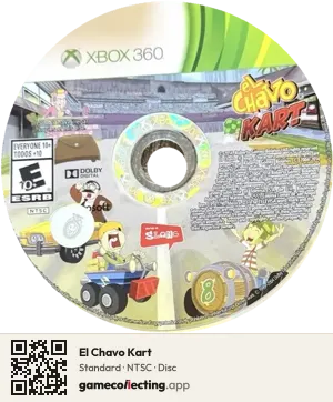El Chavo Kart Xbox 360, NTSC disc