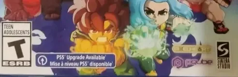 Pocket Bravery, the ESRB box on its front