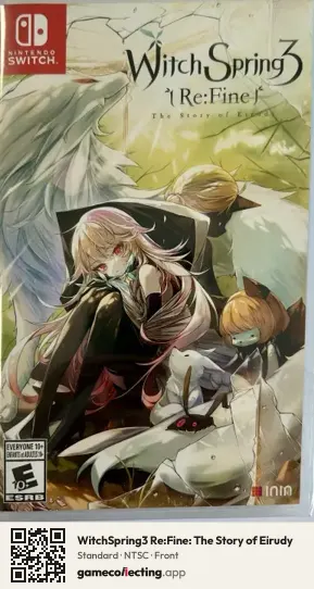 WitchSpring3 Re:Fine: The Story of Eirudy Nintendo Switch, NTSC box front