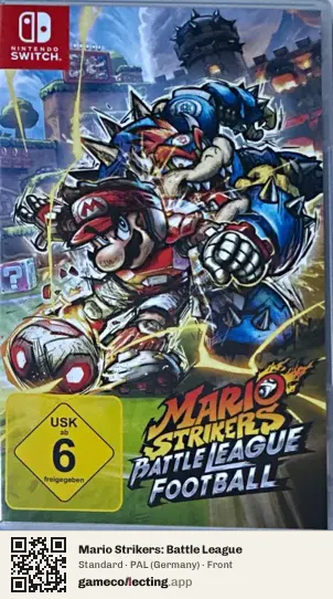 Mario Strikers: Battle League Nintendo Switch, Germany box front