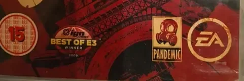 The Saboteur, the BBFC circle on its front