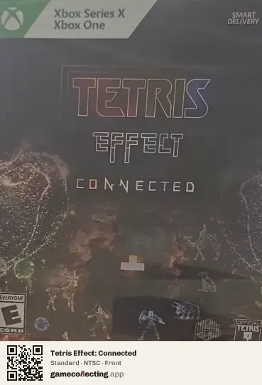 Tetris Effect: Connected Xbox Series X, NTSC box front