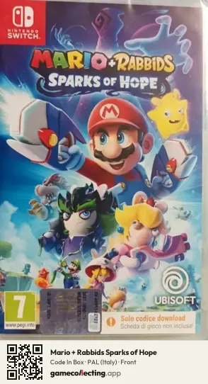 Mario + Rabbids Sparks of Hope Nintendo Switch, Italy box front