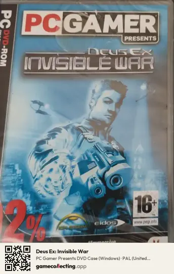 Deus Ex: Invisible War Computer, United Kingdom box front