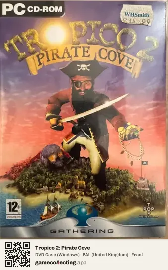 Tropico 2: Pirate Cove Computer, United Kingdom box front
