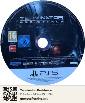 Terminator: Resistance PlayStation 5, PAL disc