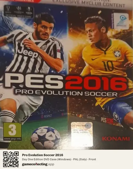 Pro Evolution Soccer 2016 Computer, Italy box front