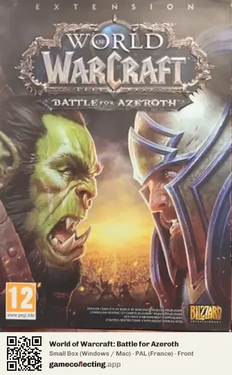 World of Warcraft: Battle for Azeroth Computer, France box front