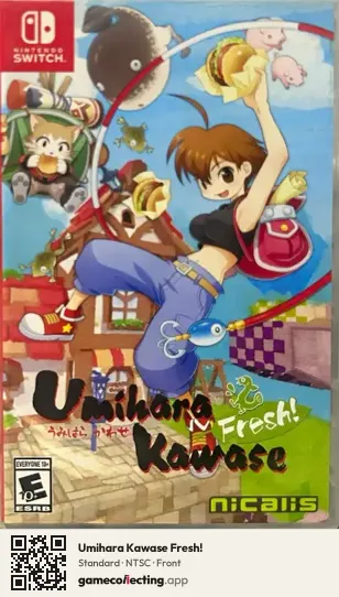Umihara Kawase Fresh! Nintendo Switch, NTSC box front