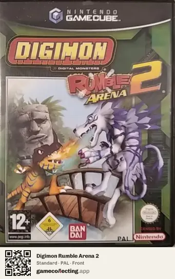 Digimon Rumble Arena 2 Nintendo GameCube, PAL box front