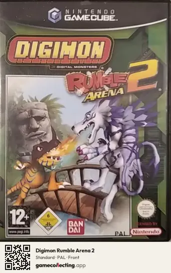 Digimon Rumble Arena 2 Nintendo GameCube, PAL box front