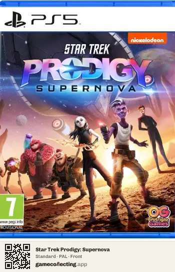 Star Trek Prodigy: Supernova PlayStation 5, PAL box front